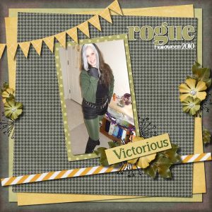 Rogue digital scrapbook layout by Shilo