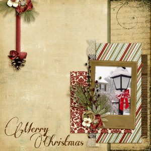 using Trixie Scraps kit, Winter Carolers