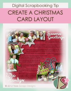 Pinterest Image Christmas Card Layout