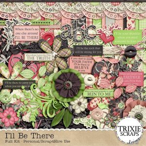 I'll Be There Digital Scrapbooking Kit
