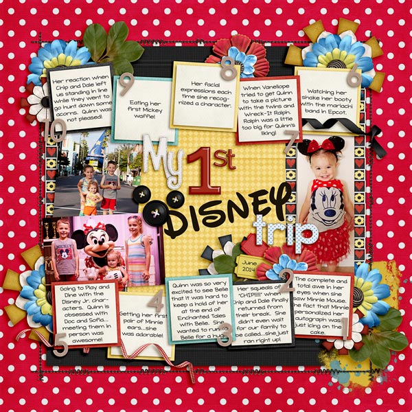 Layout using Mr. and Mrs. Mouse 