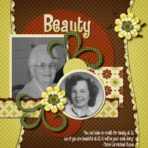 Digital Scrapbook Layout by Shilo