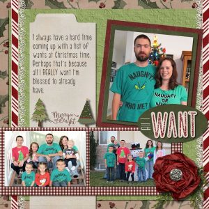 Home for the Holidays layout by Shilo