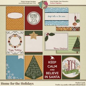 Home for the Holidays Pocket Cards
