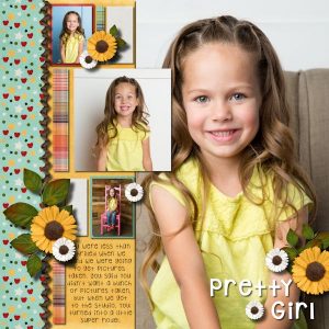 Pretty Girl Layout by Scrap Star Shilo