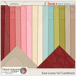 Ewe Loves Ya? Cardstock