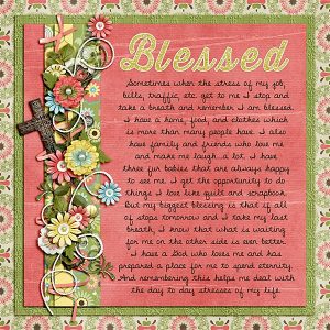 His Glory Layout by Shauna