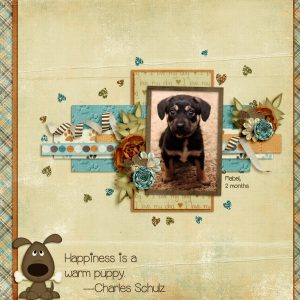 Layout by Stacy using Rescue Me