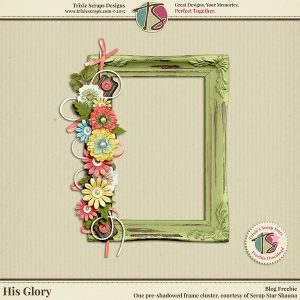 His Glory Digital Scrapbooking Freebie