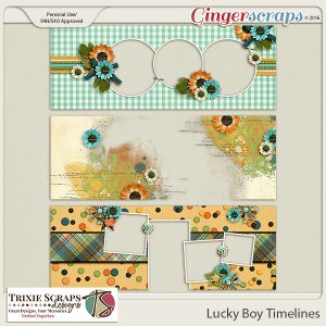 Lucky Boy Digital Scrapbooking Timelines