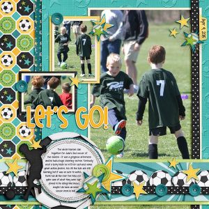 We Love Soccer Layout by Trixie