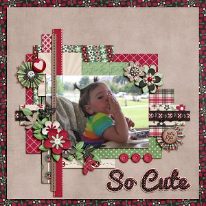 Little Ladybug Layout by Shauna