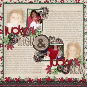 Little Ladybug Layout by Tracy