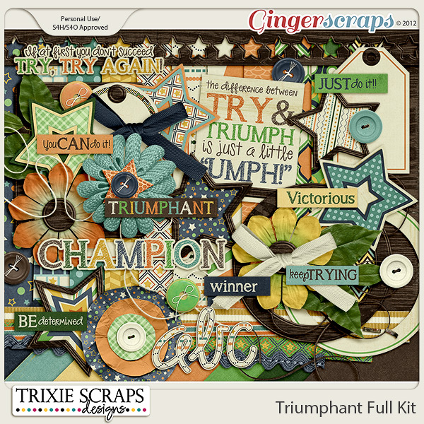 Triumphant Kit by Trixie Scraps Designs