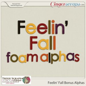 Feelin' Fall Bonus Alphas