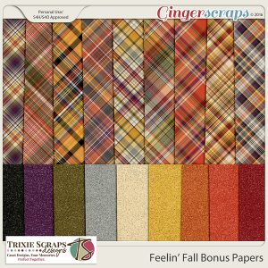 Feelin' Fall Bonus Papers