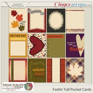 Feelin' Fall Pocket Cards