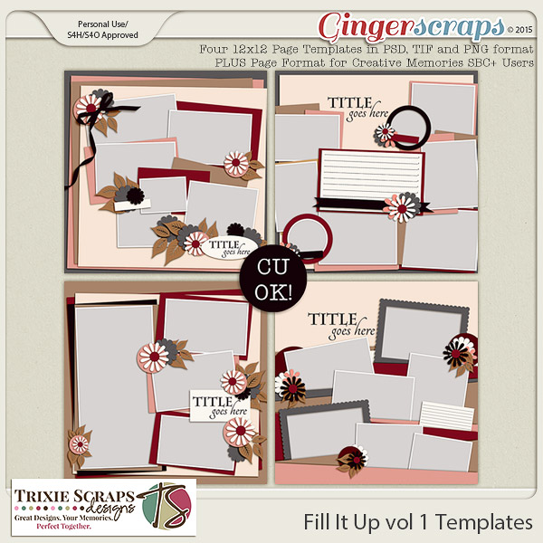 Fill It Up vol 1 Templates