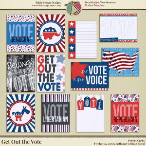 Get Out the Vote Pocket Cards