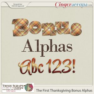 The First Thanksgiving Bonus Alphas