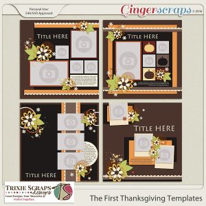 The First Thanksgiving Templates