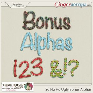 So Ho Ho Ugly Bonus Alphas