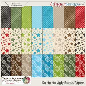 So Ho Ho Ugly Bonus Papers