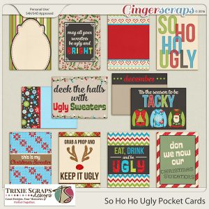 So Ho Ho Ugly Pocket Cards