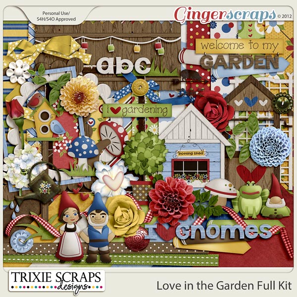 Love in the Garden Kit by Trixie Scraps Designs